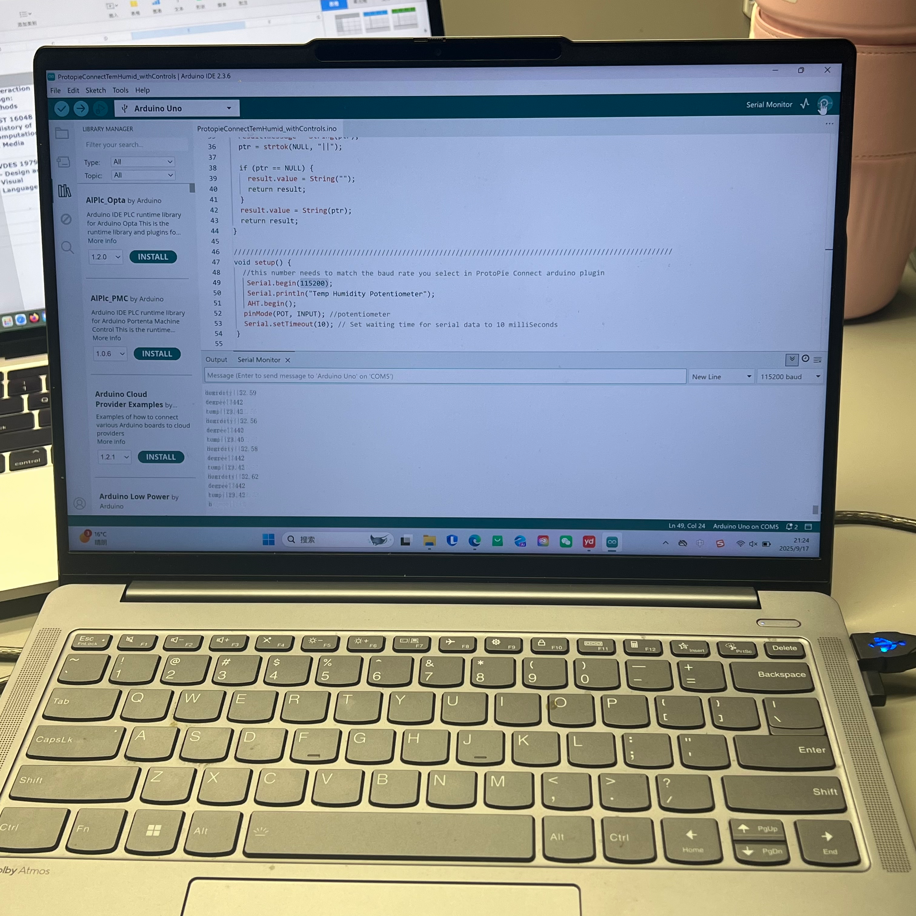 Setting up Arduino code on laptop
