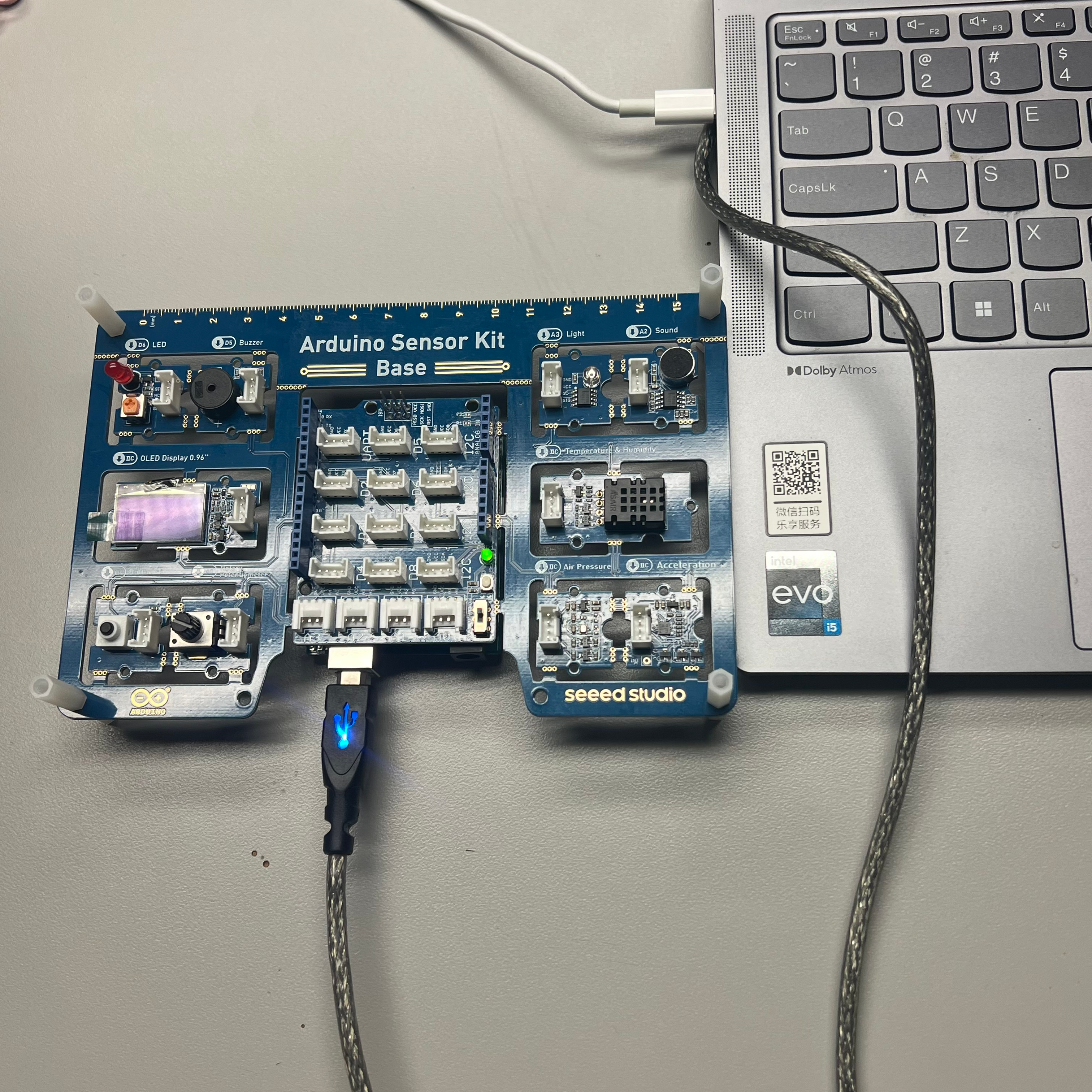 Arduino sensor boards prepared for testing