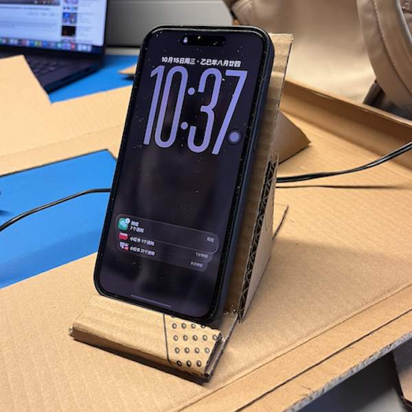 Completed the initial phone stander <div class='container'><iframe class='responsive-iframe' src='https://www.youtube.com/embed/tgbNymZ7vqY'></iframe></div>