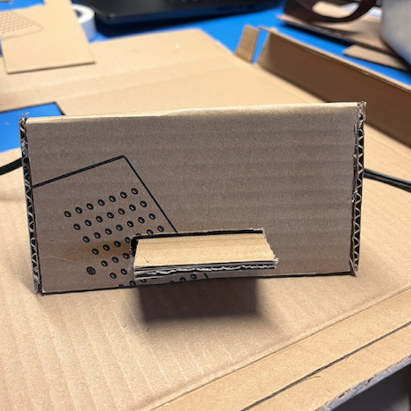 put the phone on the stander